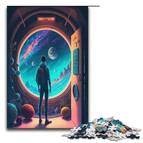 1000 Teile für Erwachsene und Kinder von Jigsaw Magical Universe Puzzles für Erwachsene Holzpuzzle 1000 Teile (38 x 26 cm) von ouynngjing