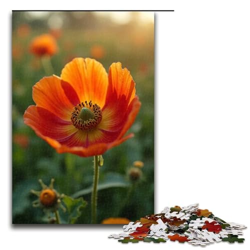 1000-teiliges Bloom-Puzzle für Erwachsene Holzpuzzle Familienspiele 1000 Teile (75 x 50 cm) von ouynngjing