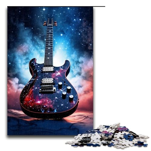 1000-teiliges Galaxy-Gitarren-Puzzle für Kinder, Holzpuzzle, Heimkunst-Dekor, 1000 Teile 1000-teiliges Galaxy-Gitarren-Puzzle für Kinder, Holzpuzzle, Heimkunst-Dekor, 1000 Teile von ouynngjing