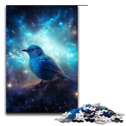 1000 teiliges Galaxy Sparrow Puzzle für Kinder Holzpuzzle Heimkunstdekor 1000 Teile (75 x 50 cm) von ouynngjing