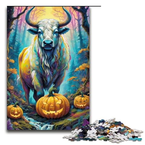 1000-teiliges Halloween-Puzzle „Kuh 1“ für Kinder, Holzpuzzle, Heimkunst-Dekor, 1000 Teile 1000-teiliges Halloween-Puzzle „Kuh 1“ für Kinder, Holzpuzzle, Heimkunst-Dekor, 1000 Teile von ouynngjing