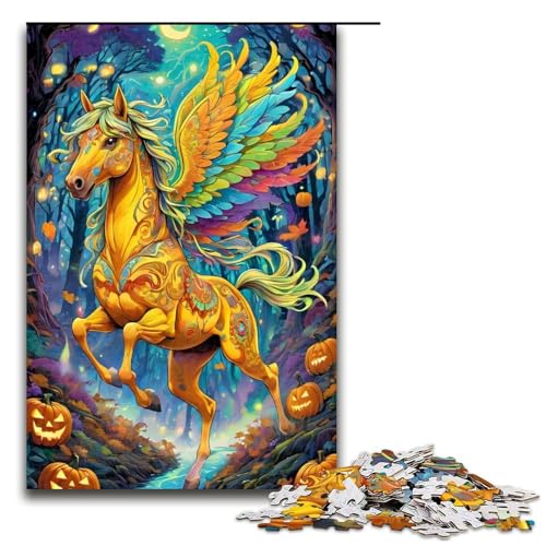 1000-teiliges Halloween-Puzzle „Pferd4“ für Kinder, Holzpuzzle, Heimkunst-Dekor, 1000 Teile 1000-teiliges Halloween-Puzzle „Pferd4“ für Kinder, Holzpuzzle, Heimkunst-Dekor, 1000 Teile von ouynngjing