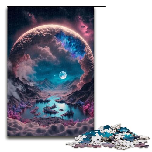 1000-teiliges Higher Realms-Puzzlespiel, Puzzle für Erwachsene, geeignet für Paare und Teenager ab 14 Jahren, 1000 Teile von ouynngjing