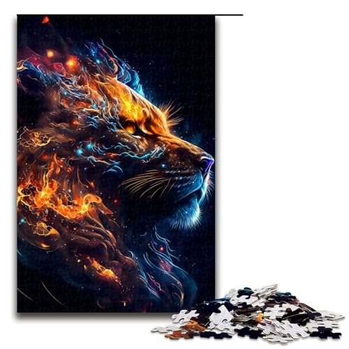 1000-teiliges Löwen-Puzzle, 35 Geschenke, Puzzles für Erwachsene, Weihnachtswunschliste mit Weihnachtsmann für Teenager ab 14 Jahren, 1000 Teile 1000-teiliges Löwen-Puzzle, 35 Geschenke, Puzzles für Erwachsene, Weihnachtswunschliste mit Weihnachtsmann für Teenager ab 14 Jahren, 1000 Teile von ouynngjing