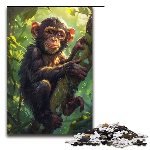 1000-teiliges Puzzle, Bunte Eule, Puzzle für Erwachsene, Holzpuzzle, anspruchsvolles Spiel, 1000 Teile von ouynngjing