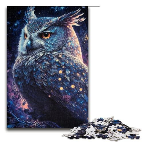 1000-teiliges Puzzle, Eulen-Puzzle für Erwachsene, Holzpuzzle, anspruchsvolles Spiel, 1000 Teile von ouynngjing