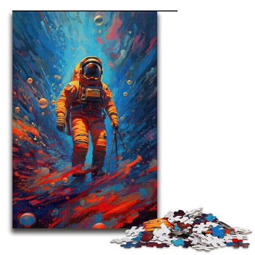 1000-teiliges Puzzle, Lernspiele, „I Am in Space02“, Puzzle für Erwachsene, Holzpuzzle für Familienspaß und Spieleabend, 1000 Teile 1000-teiliges Puzzle, Lernspiele, „I Am in Space02“, Puzzle für Erwachsene, Holzpuzzle für Familienspaß und Spieleabend, 1000 Teile von ouynngjing