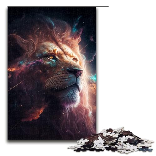 1000-teiliges Puzzle, Lernspiele, Löwen-Tierpuzzle für Erwachsene, Holzpuzzle für Familienspaß und Spieleabend, 1000 PCS 1000-teiliges Puzzle, Lernspiele, Löwen-Tierpuzzle für Erwachsene, Holzpuzzle für Familienspaß und Spieleabend, 1000 PCS von ouynngjing