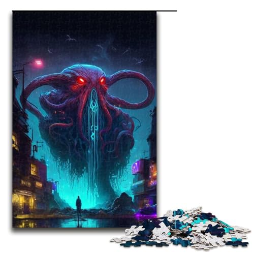 1000-teiliges Puzzle, Lernspiele, Monster des Meeresbodens, Puzzles für Erwachsene, Holzpuzzle für Familienspaß und Spieleabend, 1000 PCS 1000-teiliges Puzzle, Lernspiele, Monster des Meeresbodens, Puzzles für Erwachsene, Holzpuzzle für Familienspaß und Spieleabend, 1000 PCS von ouynngjing