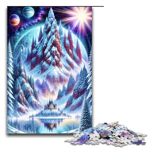 1000-teiliges Puzzle, Lernspiele, Winterstimmung, Puzzles für Erwachsene, Holzpuzzle für Familienspaß und Spieleabend, 1000 Teile 1000-teiliges Puzzle, Lernspiele, Winterstimmung, Puzzles für Erwachsene, Holzpuzzle für Familienspaß und Spieleabend, 1000 Teile von ouynngjing