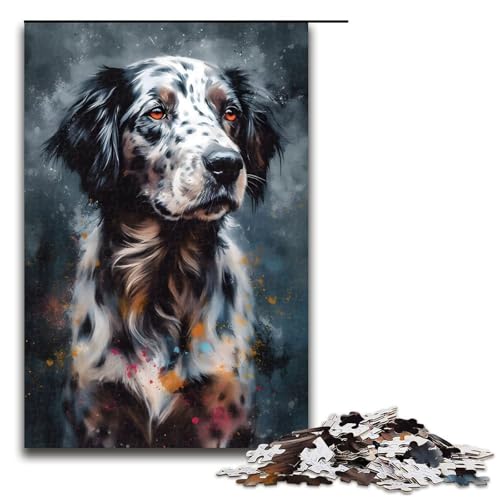 1000-teiliges Puzzle, Lernspiele, buntes Hundegemälde, Puzzles für Erwachsene, Holzpuzzle für Familienspaß und Spieleabend, 1000 PCS 1000-teiliges Puzzle, Lernspiele, buntes Hundegemälde, Puzzles für Erwachsene, Holzpuzzle für Familienspaß und Spieleabend, 1000 PCS von ouynngjing