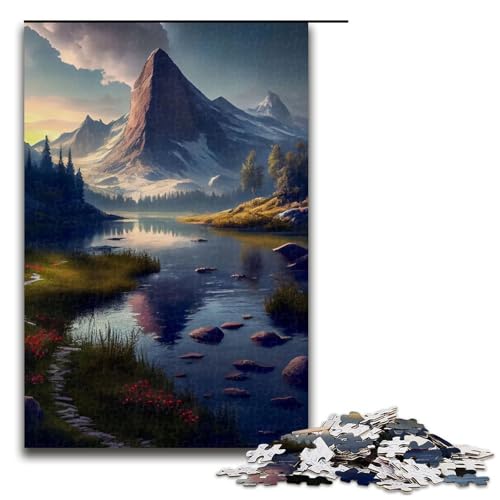 1000-teiliges Puzzle, Naturlandschaft, 7 Puzzles für Erwachsene und Kinder, Holzpuzzle, pädagogisches Spielzeug zum Stressabbau, Puzzle 1000 Teile 1000-teiliges Puzzle, Naturlandschaft, 7 Puzzles für Erwachsene und Kinder, Holzpuzzle, pädagogisches Spielzeug zum Stressabbau, Puzzle 1000 Teile von ouynngjing