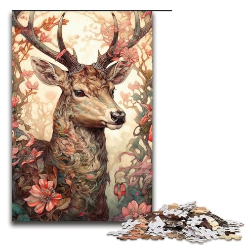 1000-teiliges Puzzle, Tier-Fuchs-Puzzle für Erwachsene, Holzpuzzle, anspruchsvolles Spiel, 1000 Teile von ouynngjing