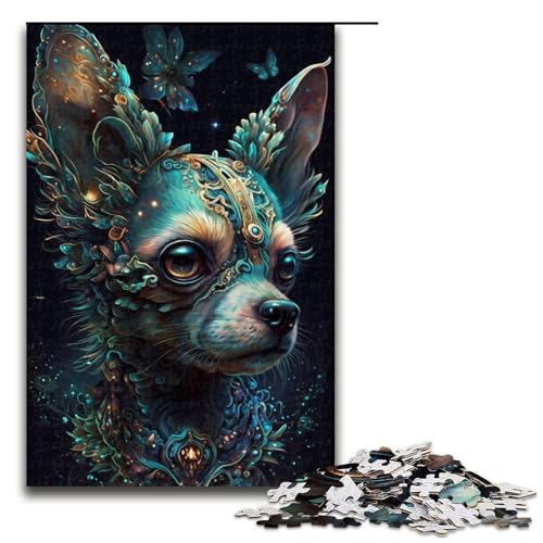 1000-teiliges Puzzle, ansprechendes Chihuahua-Hunde-Puzzle für Erwachsene, Holzpuzzle, Familienspiel, 1000 Teile 1000-teiliges Puzzle, ansprechendes Chihuahua-Hunde-Puzzle für Erwachsene, Holzpuzzle, Familienspiel, 1000 Teile von ouynngjing