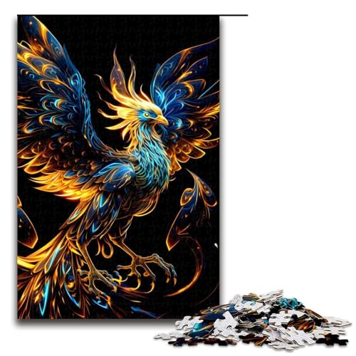 1000-teiliges Puzzle, bunter Phönix, für Erwachsene, Holzpuzzle, anspruchsvolles Spiel, 1000 Teile 1000-teiliges Puzzle, bunter Phönix, für Erwachsene, Holzpuzzle, anspruchsvolles Spiel, 1000 Teile von ouynngjing