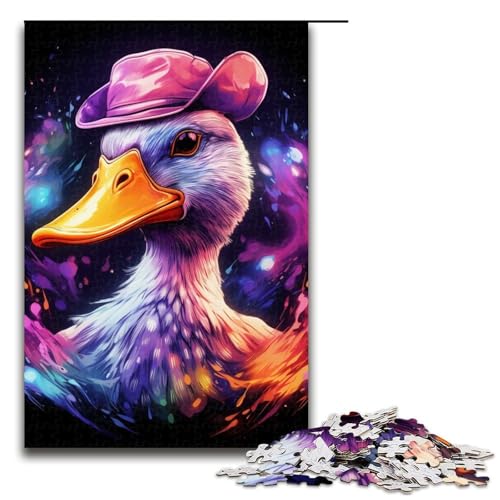 1000-teiliges Puzzle, buntes Katzen-Puzzle für Erwachsene, Holzpuzzle, anspruchsvolles Spiel, 1000 Teile von ouynngjing