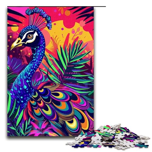 1000-teiliges Puzzle, buntes Schlangen-Puzzle für Erwachsene, Holzpuzzle, anspruchsvolles Spiel, 1000 Teile von ouynngjing