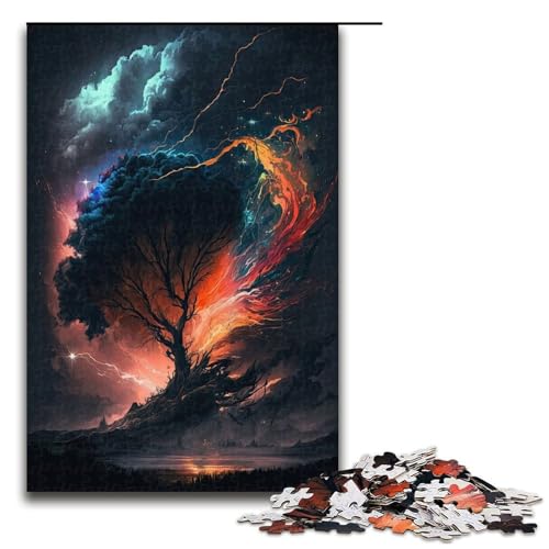 1000-teiliges Puzzle, farbenfrohe Fantasielandschaft, Holzpuzzle, Lernspiele, Heimdekoration, 1000 Teile 1000-teiliges Puzzle, farbenfrohe Fantasielandschaft, Holzpuzzle, Lernspiele, Heimdekoration, 1000 Teile von ouynngjing