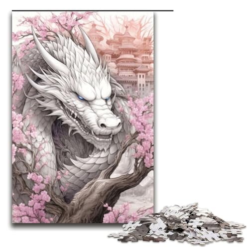1000-teiliges Puzzle, japanischer Drache, Kirsche, 7 Puzzles für Erwachsene und Kinder, Holzpuzzle, pädagogisches Spielzeug zum Stressabbau, Puzzle 1000 Teile 1000-teiliges Puzzle, japanischer Drache, Kirsche, 7 Puzzles für Erwachsene und Kinder, Holzpuzzle, pädagogisches Spielzeug zum Stressabbau, Puzzle 1000 Teile von ouynngjing