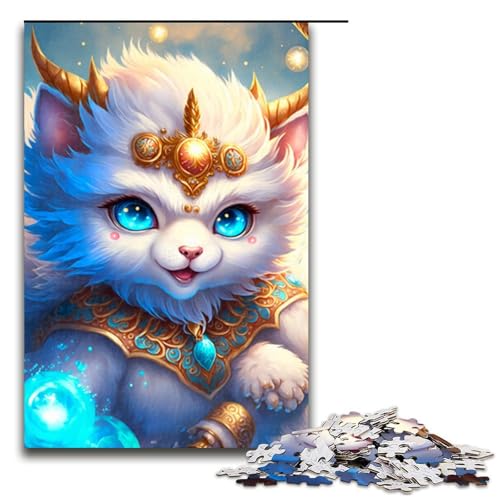 1000-teiliges Puzzle, süßes Drachenbaby-Puzzle für Erwachsene, Holzpuzzle, anspruchsvolles Spiel, 1000 Teile von ouynngjing