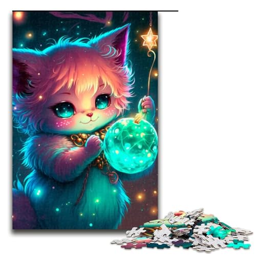 1000-teiliges Puzzle, süßes Drachenbaby-Puzzle für Erwachsene, Holzpuzzle, anspruchsvolles Spiel, 1000 Teile von ouynngjing
