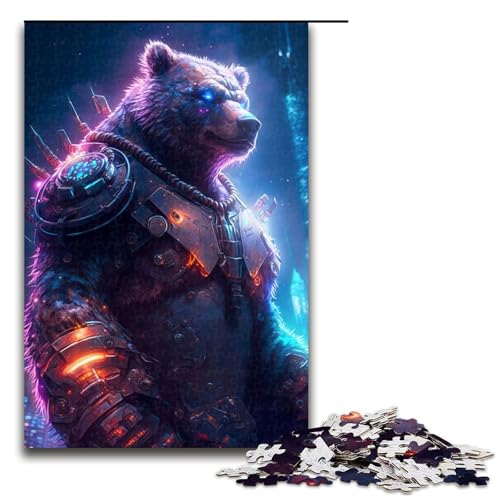 1000-teiliges Puzzle „Bär“ von Future Jigsaw für Erwachsene, Holzpuzzle, anspruchsvolles Spiel, 1000 Teile 1000-teiliges Puzzle „Bär“ von Future Jigsaw für Erwachsene, Holzpuzzle, anspruchsvolles Spiel, 1000 Teile von ouynngjing