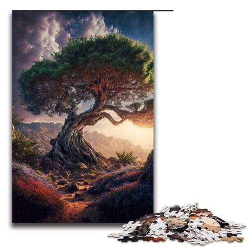 1000-teiliges Puzzle „Baum auf der Klippe“, Holzpuzzle für Erwachsene und Kinder, pädagogisches Spielzeug zum Stressabbau, Puzzle 1000 Teile 1000-teiliges Puzzle „Baum auf der Klippe“, Holzpuzzle für Erwachsene und Kinder, pädagogisches Spielzeug zum Stressabbau, Puzzle 1000 Teile von ouynngjing