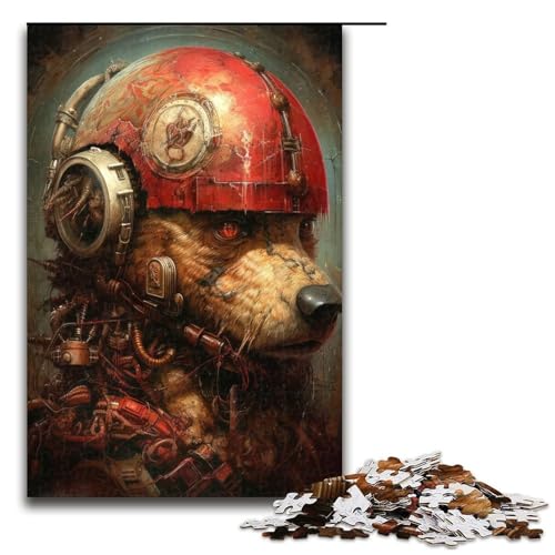 1000-teiliges Puzzle „Biomechanischer Bär 2“ Puzzle aus Holz, Lernspiele, Heimdekoration, 1000 Teile 1000-teiliges Puzzle „Biomechanischer Bär 2“ Puzzle aus Holz, Lernspiele, Heimdekoration, 1000 Teile von ouynngjing