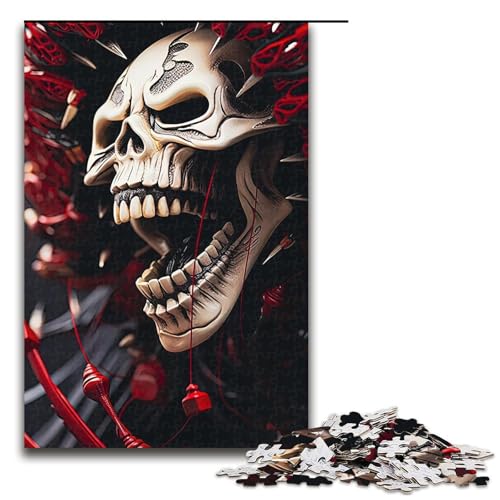 1000-teiliges Puzzle „Blutroter Schatten“ für Erwachsene, Holzpuzzle, anspruchsvolles Spiel, 1000 Teile von ouynngjing