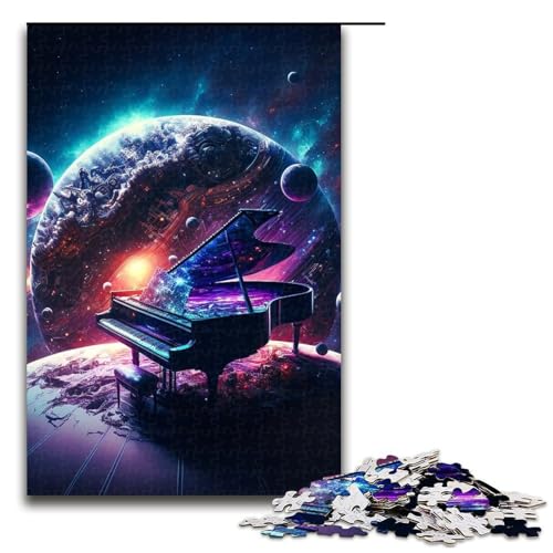 1000-teiliges Puzzle „Cosmic Piano“ aus Holz, Lernspiele, Heimdekoration, 1000 Teile 1000-teiliges Puzzle „Cosmic Piano“ aus Holz, Lernspiele, Heimdekoration, 1000 Teile von ouynngjing