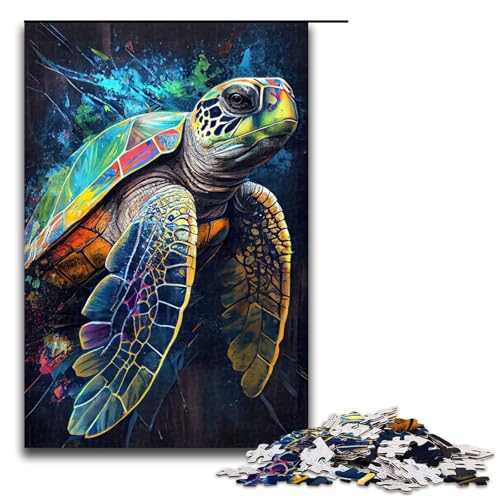 1000-teiliges Puzzle „Die geduldige Schildkröte“ für Erwachsene und Kinder, Holzpuzzle, pädagogisches Spielzeug zum Stressabbau, Puzzle, 1000 Teile 1000-teiliges Puzzle „Die geduldige Schildkröte“ für Erwachsene und Kinder, Holzpuzzle, pädagogisches Spielzeug zum Stressabbau, Puzzle, 1000 Teile von ouynngjing