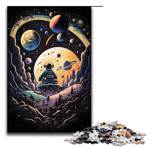 1000-teiliges Puzzle „Galaktisches Abenteuer“ aus Holz, Lernspiele, Heimdekoration, 1000 Teile 1000-teiliges Puzzle „Galaktisches Abenteuer“ aus Holz, Lernspiele, Heimdekoration, 1000 Teile von ouynngjing