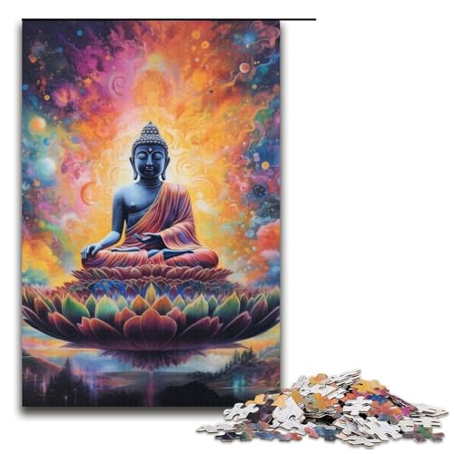 1000 teiliges Puzzle „Galaxien Kaninchen“ für Erwachsene Holzpuzzle anspruchsvolles Spiel 1000 Teile (38 x 26 cm) von ouynngjing