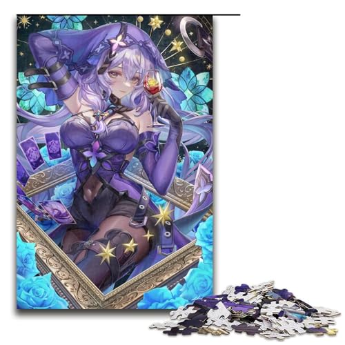 1000-teiliges Puzzle „Genshin Impact“ aus Holz, Lernspiele, Heimdekoration, 1000 Teile von ouynngjing
