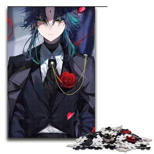 1000-teiliges Puzzle „Genshin Impact“ aus Holz, Lernspiele, Heimdekoration, 1000 Teile von ouynngjing