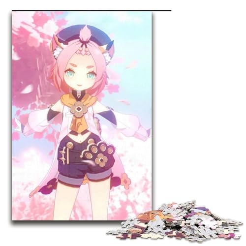 1000-teiliges Puzzle „Genshin Impact“ aus Holz, Lernspiele, Heimdekoration, 1000 Teile von ouynngjing