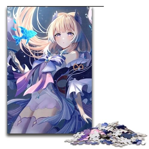 1000-teiliges Puzzle „Genshin Impact“ aus Holz, Lernspiele, Heimdekoration, 1000 Teile von ouynngjing