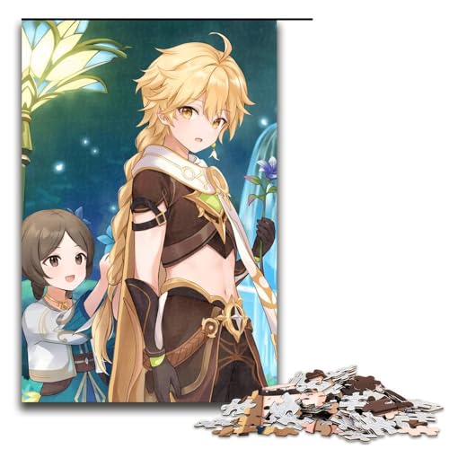 1000-teiliges Puzzle „Genshin Impact“ für Erwachsene, Holzpuzzle, anspruchsvolles Spiel, 1000 Teile 1000-teiliges Puzzle „Genshin Impact“ für Erwachsene, Holzpuzzle, anspruchsvolles Spiel, 1000 Teile von ouynngjing