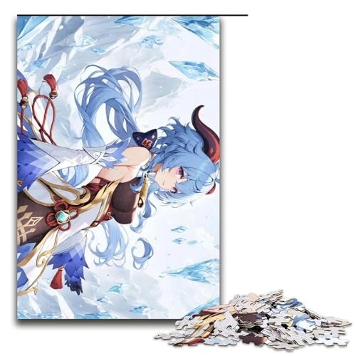 1000-teiliges Puzzle „Genshin Impact“ für Erwachsene, Holzpuzzle, anspruchsvolles Spiel, 1000 Teile von ouynngjing