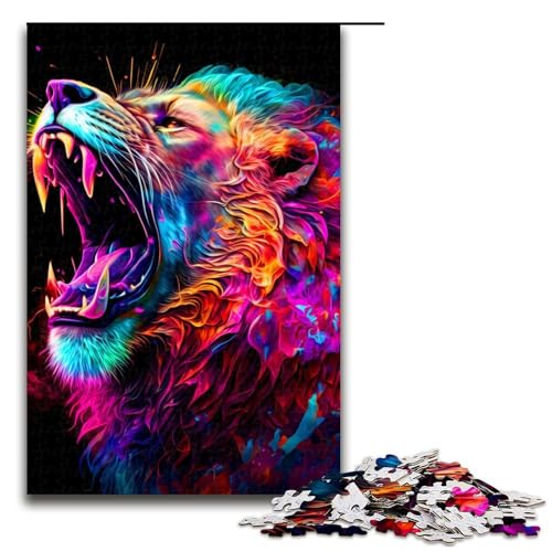 1000-teiliges Puzzle „Lion10“ aus Holz, Lernspiele, Heimdekoration, 1000 Teile 1000-teiliges Puzzle „Lion10“ aus Holz, Lernspiele, Heimdekoration, 1000 Teile von ouynngjing