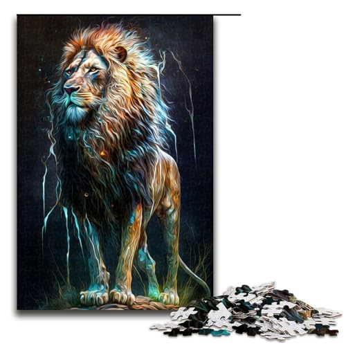 1000-teiliges Puzzle „Löwe 2“ aus Holz, Lernspiele, Heimdekoration, 1000 Teile 1000-teiliges Puzzle „Löwe 2“ aus Holz, Lernspiele, Heimdekoration, 1000 Teile von ouynngjing