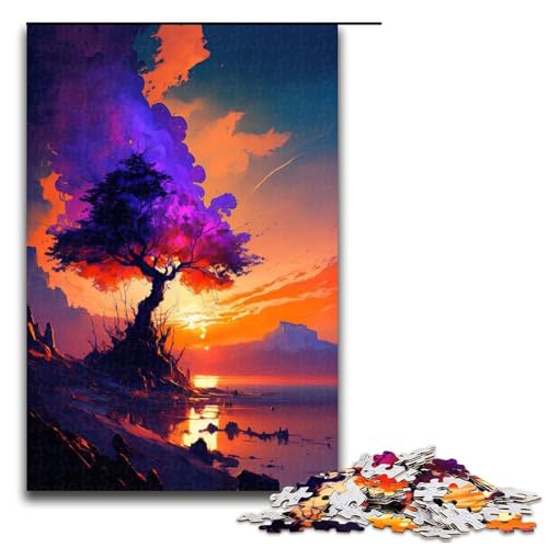 1000-teiliges Puzzle „Majestic_Tree_by_The_Lake“ Puzzle aus Holz, Lernspiele, Heimdekoration, 1000 Teile 1000-teiliges Puzzle „Majestic_Tree_by_The_Lake“ Puzzle aus Holz, Lernspiele, Heimdekoration, 1000 Teile von ouynngjing
