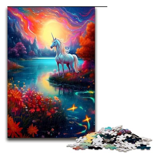 1000 teiliges Puzzle „Marvelous River“ für Erwachsene Holzpuzzle anspruchsvolles Spiel 1000 Teile (75 x 50 cm) von ouynngjing