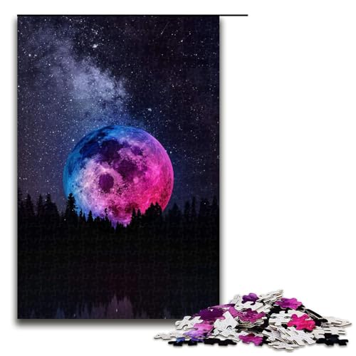1000-teiliges Puzzle „Mond in der Nacht“ für Erwachsene und Kinder, Holzpuzzle, pädagogisches Spielzeug zum Stressabbau, Puzzle, 1000 Teile 1000-teiliges Puzzle „Mond in der Nacht“ für Erwachsene und Kinder, Holzpuzzle, pädagogisches Spielzeug zum Stressabbau, Puzzle, 1000 Teile von ouynngjing