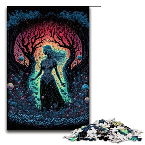 1000-teiliges Puzzle „Mother Earth Blacklight II“ für Erwachsene und Kinder, Holzpuzzle, pädagogisches Spielzeug zum Stressabbau, Puzzle 1000 Teile 1000-teiliges Puzzle „Mother Earth Blacklight II“ für Erwachsene und Kinder, Holzpuzzle, pädagogisches Spielzeug zum Stressabbau, Puzzle 1000 Teile von ouynngjing