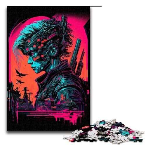 1000-teiliges Puzzle „Neon Robots1“ aus Holz, Lernspiele, Heimdekoration, 1000 Teile 1000-teiliges Puzzle „Neon Robots1“ aus Holz, Lernspiele, Heimdekoration, 1000 Teile von ouynngjing
