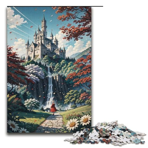 1000 teiliges Puzzle „Sommerlandschaft“ für Erwachsene Holzpuzzle anspruchsvolles Spiel 1000 Teile (38 x 26 cm) von ouynngjing