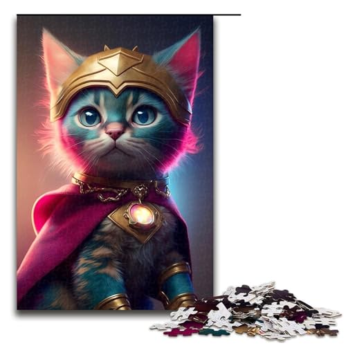 1000-teiliges Puzzle „Wonder Kitten“ aus Holz, Lernspiele, Heimdekoration, 1000 Teile 1000-teiliges Puzzle „Wonder Kitten“ aus Holz, Lernspiele, Heimdekoration, 1000 Teile von ouynngjing