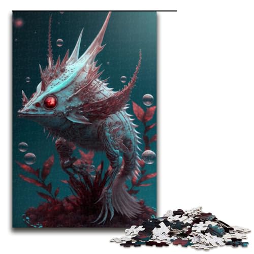 1000-teiliges Puzzle Albino Siren Jigsaw für Erwachsene und Kinder, Holzpuzzle, pädagogisches Stressabbau-Spielzeug, Puzzle 1000 PCS 1000-teiliges Puzzle Albino Siren Jigsaw für Erwachsene und Kinder, Holzpuzzle, pädagogisches Stressabbau-Spielzeug, Puzzle 1000 PCS von ouynngjing