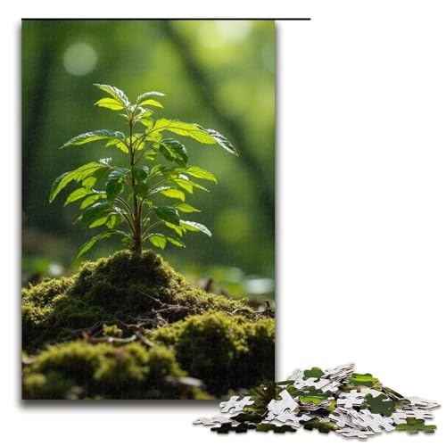 1000-teiliges Puzzle Ancient Ginseng für Erwachsene Holzpuzzle anspruchsvolles Spiel 1000 Teile (75 x 50 cm) von ouynngjing